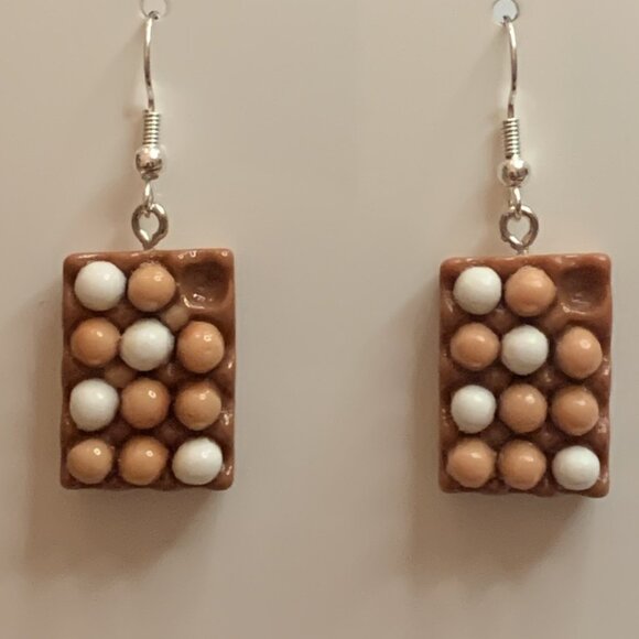 Egg Earring, Funny Food Earring, Chicken Earring, Gift Idea, Cooking Earring - Picture 5 of 7